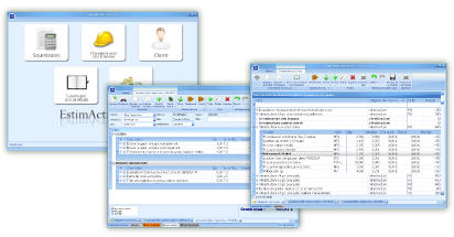 Quelques captures d'écran du logiciel